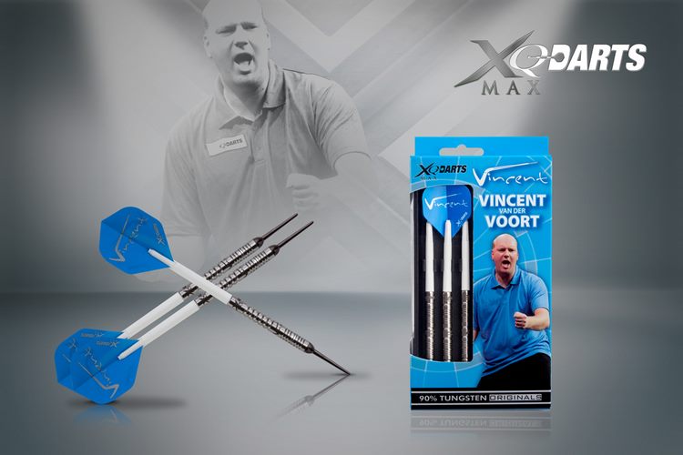 Xqmax šipky softové 90% tungsten vincent van der voort 18gr.