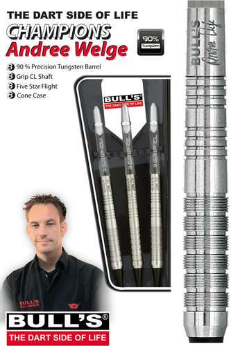 Bull´s Šipky Champions 18gr. Andree Welge Micro-Ringed Grip 19808