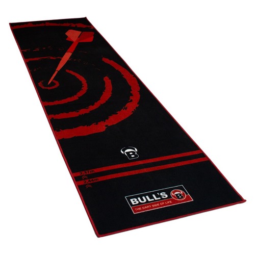 Koberec k terči bulls carpet mat 140 černo-červeny
