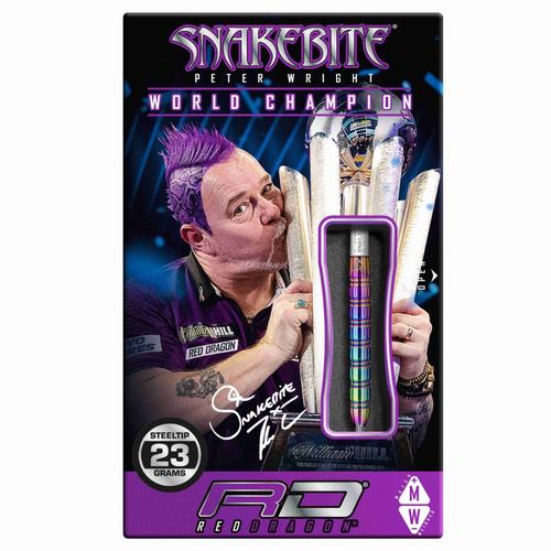 Red Dragon Šipky Steel Peter Wright Snakebite 1 23g