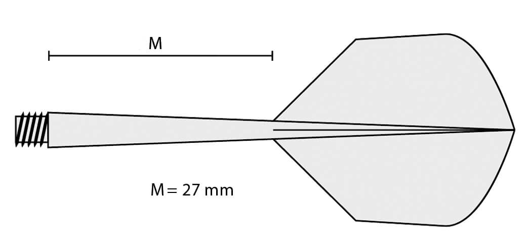 Letky s násadkami Astix Windson žluté M 27 mm