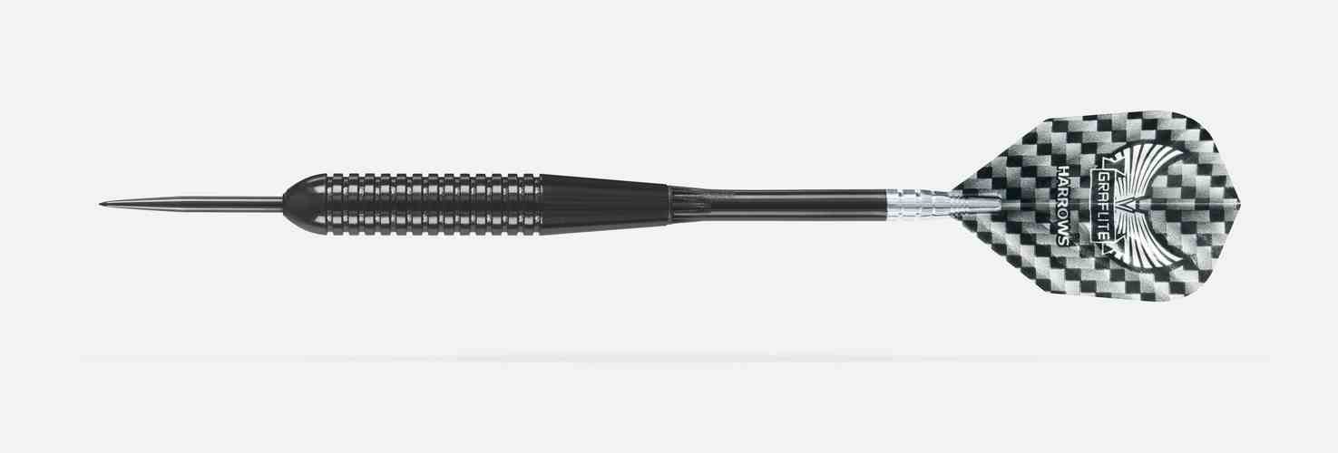 Harrows šipky steel black arrow 21gr