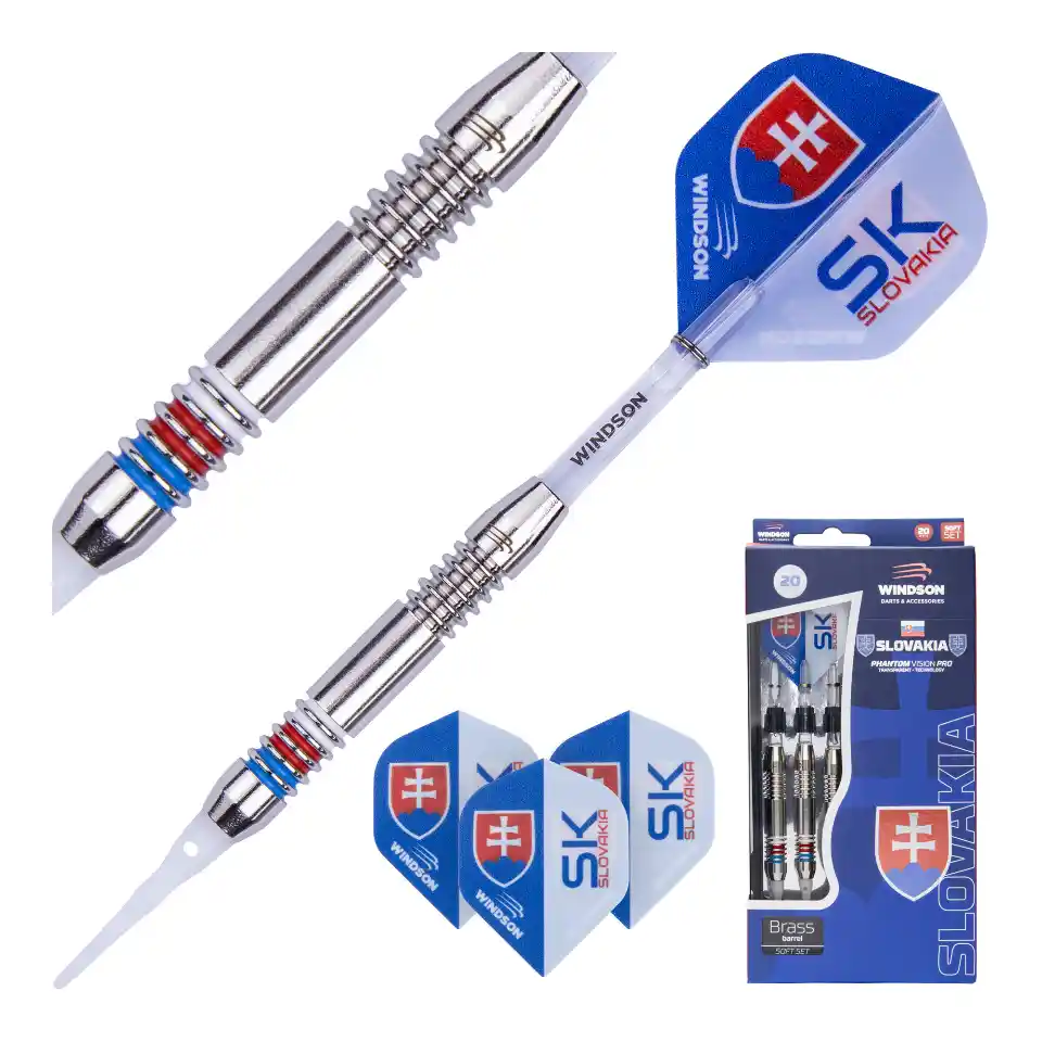 Šipky Windson Slovakia soft 20g