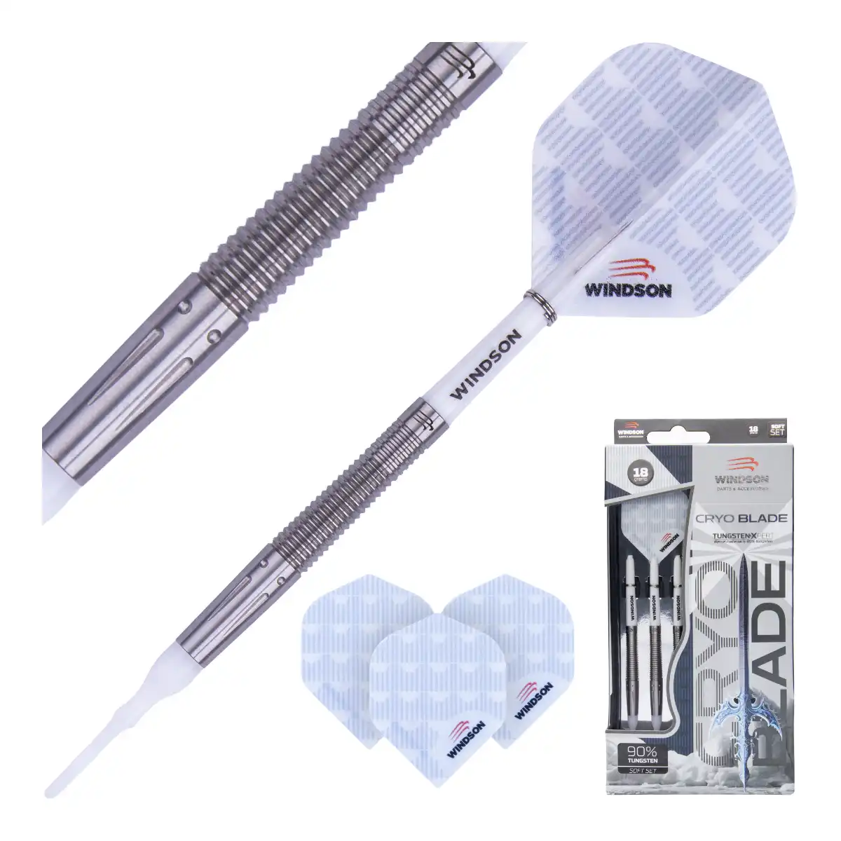 Windson CRYOBLADE šipky SOFT 18g Tungsten set