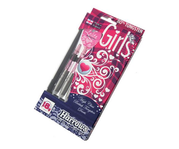 Harrows šipky girls 18gr lolita 80%