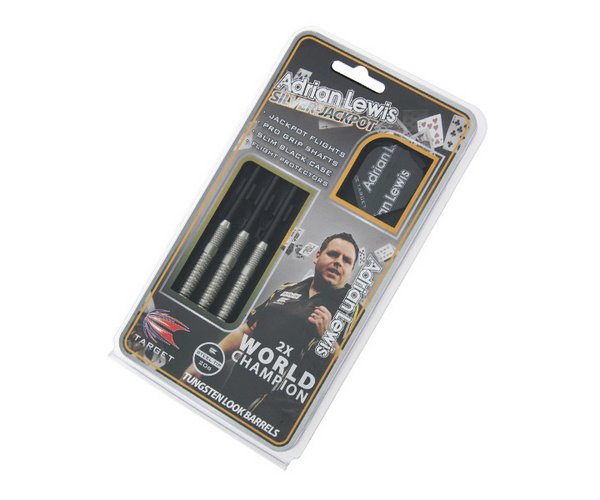 Šipky target adrian lewis silver jackpot 18gr steel