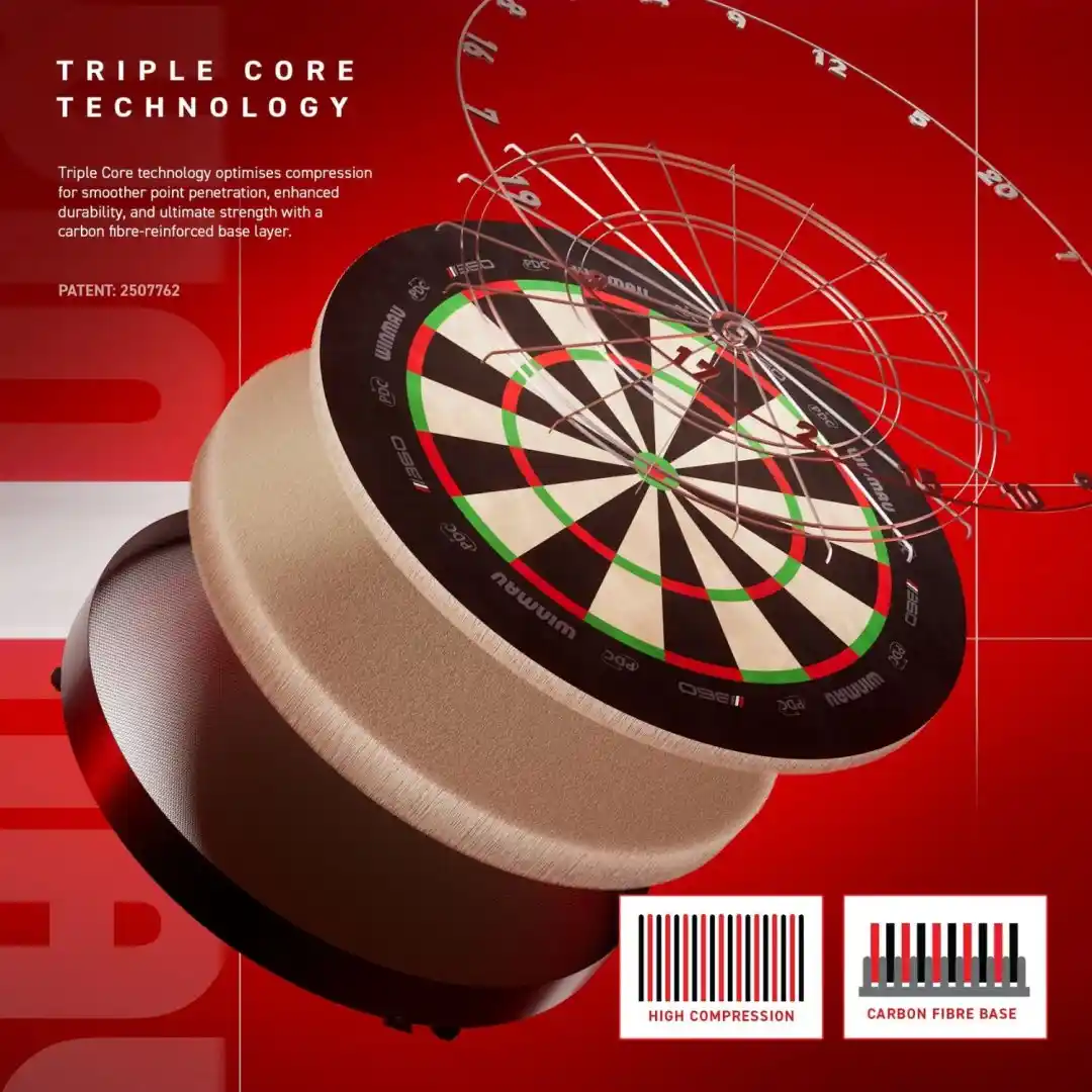 Winmau Blade 6 360 Triple Core Sisalový terč