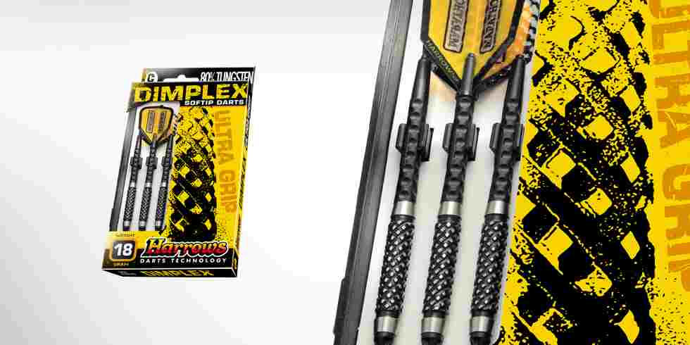Harrows šipky dimplex 18g