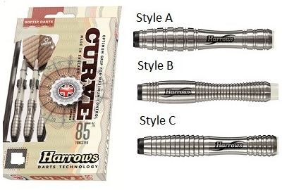 Harrows šipky curve 18gr style c