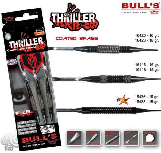 Bull´s Šipky Thriller 16gr. 16436