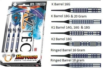 Harrows šipky aztec 18gk1