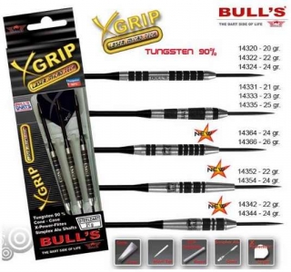 Bull´s Šipky Steel XGrip 22gr. 14342