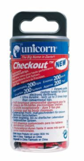 Hroty na šipky unicorn Checkout soft tips dóza 200 ks 79030