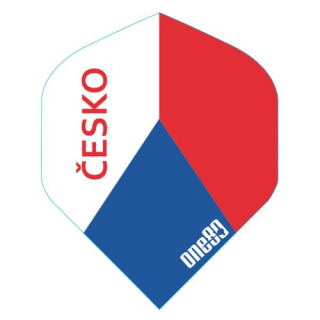 Letky česká vlajka s nápisem ČESKO