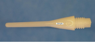 Hroty Harrows Dimple bílé 1000 ks