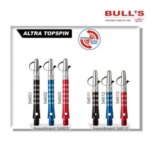 Násadky Altra Topspin Bull´s dlouhé černé 54601