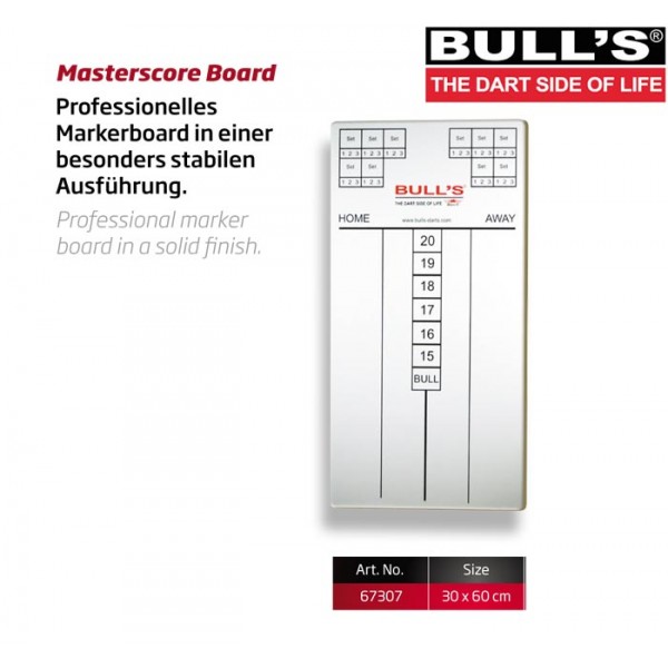 Bull's masterscore tabule 30 x 60 cm